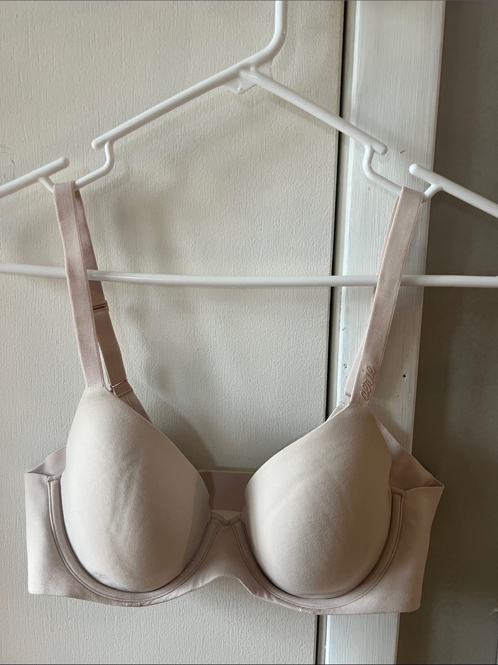 aerie Padded T-Shirt Bra - Light Cream